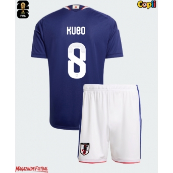 Japonia Takefusa Kubo #8 Echipament de Fotbal Replică Mondial 2026 Copii Acasa (+ Șorturi)